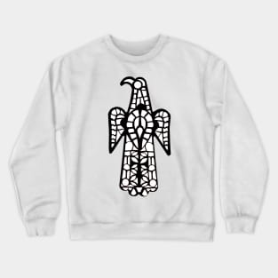 Visigothic fibula in black and white Crewneck Sweatshirt